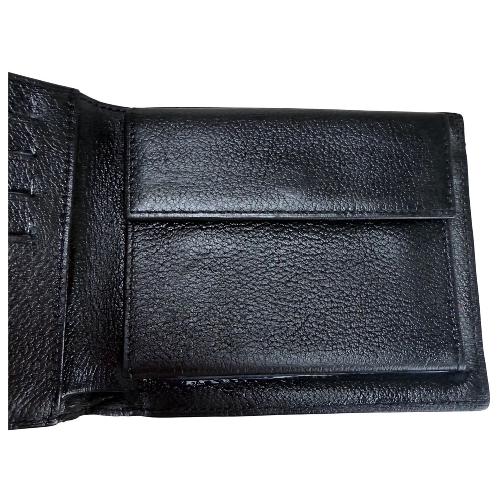Authentic Dunhill D Eight D8 Black PVC Leather Bifold Wallet - Classic Design! - Picture 5 of 11